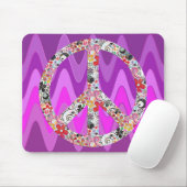 Blume Power Peace I - Sinusspange Mousepad (Mit Mouse)