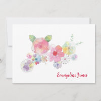 Blume Power Personalisierte Note Card