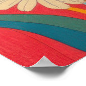 Blume Power Pferd Poster (Ecke)