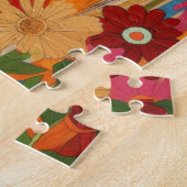 Blume Power Pferd Puzzle (Seite)