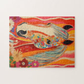 Blume Power Pferd Puzzle (Horizontal)