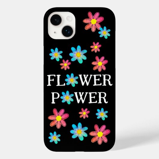 Blume Power Pink Case-Mate iPhone Fall Hülle (Rückseite)