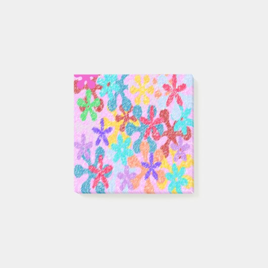 Blume Power Post-it Klebezettel (Vorderseite)
