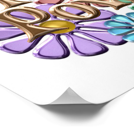 Blume Power Poster (Ecke)