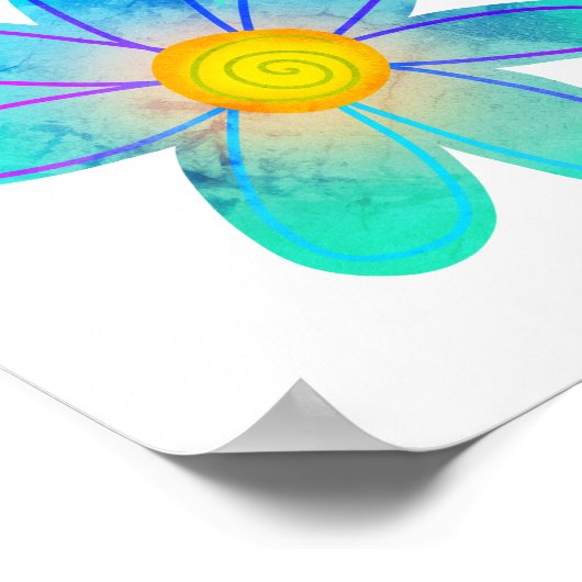 Blume Power Poster (Ecke)