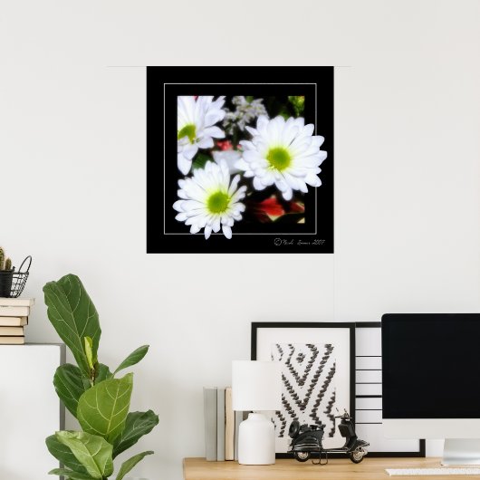 Blume Power Poster (Heimbüro)