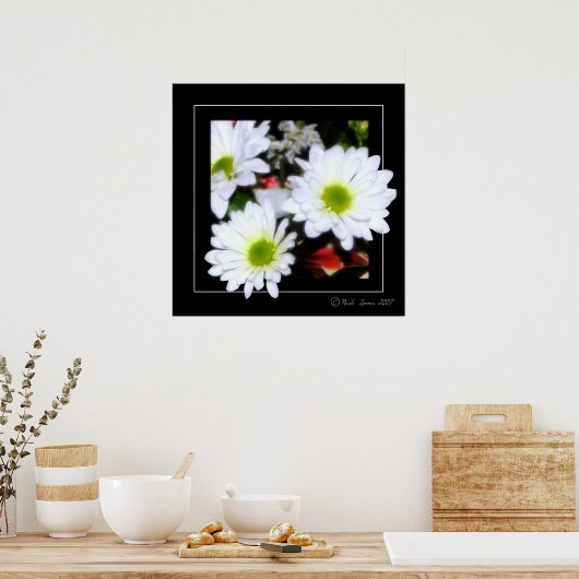 Blume Power Poster (Küche)