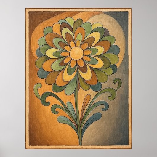 Blume Power Poster (Vorne)