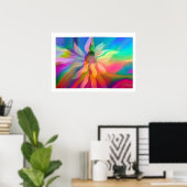 Blume Power Poster (Heimbüro)