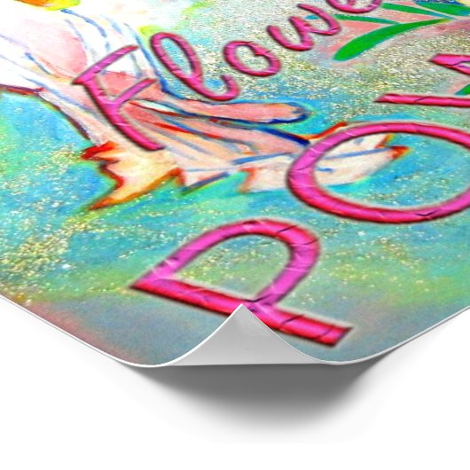 Blume Power Poster (Ecke)