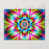 Blume Power Postkarte (Vorderseite)