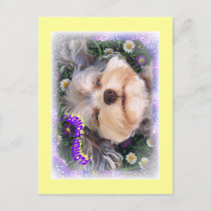 Blume POWER Postkarte