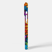 Blume Power Psychedelic Retro 60er Hippie Gift Case-Mate iPhone Hülle (Rückseite / Links)
