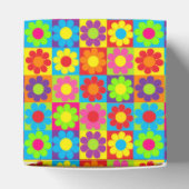Blume-Power-Quadrate Geschenkschachtel (Oben)