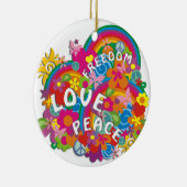 Blume Power Rainbow Keramikornament (Rechts)