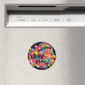 Blume Power Rainbow Magnet (In Situ (Geschirrspüler))