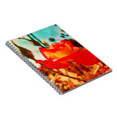 Blume Power Rose Notebook Notizblock (Rechte Seite)