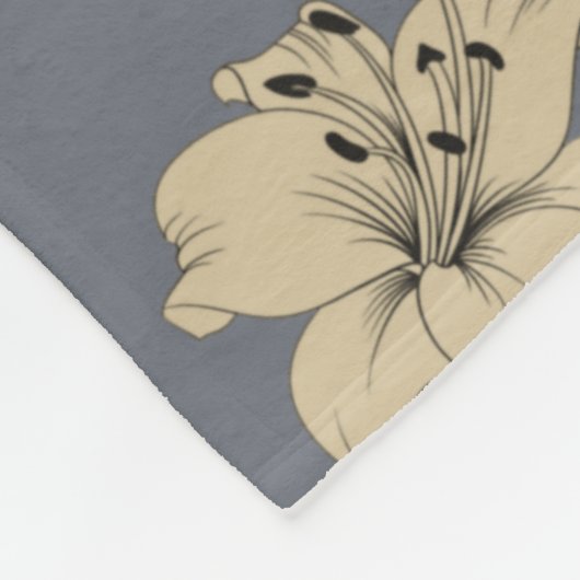 Blume Power | RP-01 | Fleecedecke (Ecke)