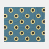 Blume Power | RP-04 | Fleecedecke (Vorderseite (Horizontal))