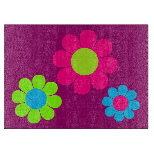Blume Power Schneidebrett (Vorderseite)
