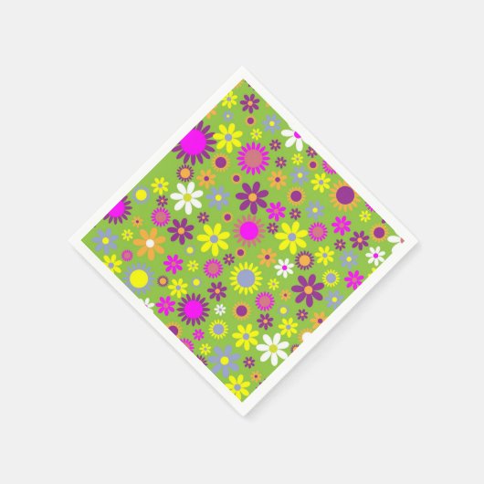 Blume Power Serviette (Ecke)