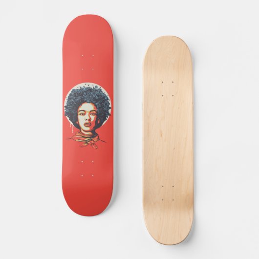 Blume Power Skateboard (Vorderseite)