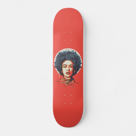 Blume Power Skateboard (Vorderseite)