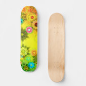 Blume Power Skateboard für Mädchen (Vorderseite)