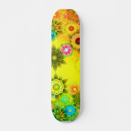 Blume Power Skateboard für Mädchen (Vorne)