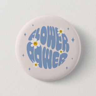 Blume Power Slogan Button
