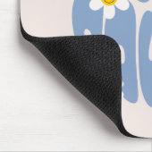 Blume Power Slogan Mousepad (Ecke)