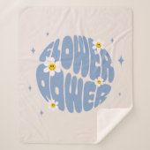 Blume Power Slogan Sherpadecke (Vorderseite)