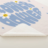 Blume Power Slogan Sherpadecke (3/4)