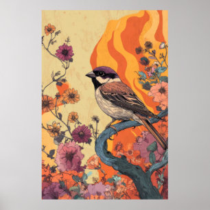 Blume Power Sparrow Poster