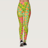 Blume Power Spiral SUNNY Leggings (Rückseite)