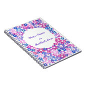 'Blume Power' SpiralNotebook zum Personalisieren Notizblock (Rechte Seite)
