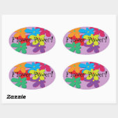 Blume Power Sticker (Blatt)