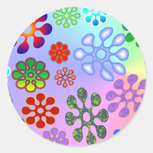 Blume Power Sticker (Vorderseite)