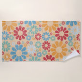 Blume Power Strandtuch (Vorderseite)