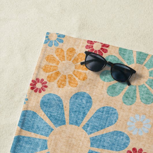 Blume Power Strandtuch (Beispiel)