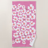 Blume Power Strandtuch (Vorderseite)
