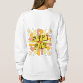 Blume Power Sweatshirt (Rückseite)