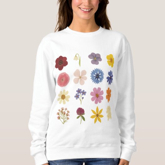 Blume Power Sweatshirt (Vorderseite)