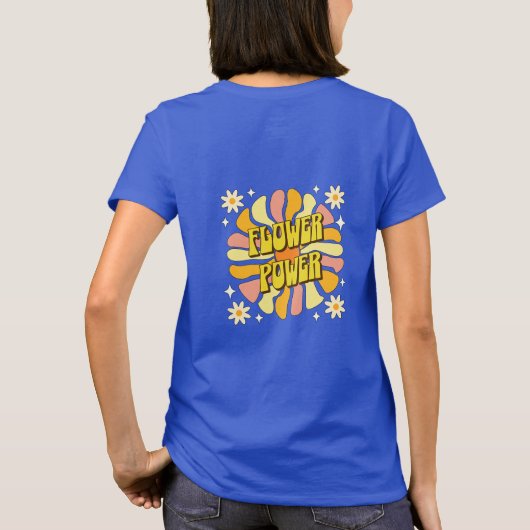 Blume Power T-Shirt (Rückseite)