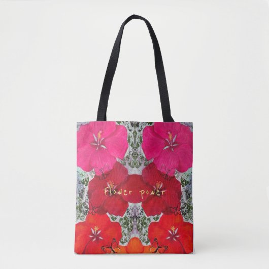 Blume Power  Tasche (Vorderseite)