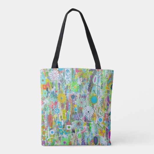 Blume Power Tote Tasche (Rückseite)