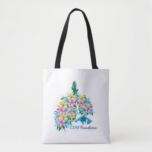 Blume Power Tote Tasche (Vorderseite)