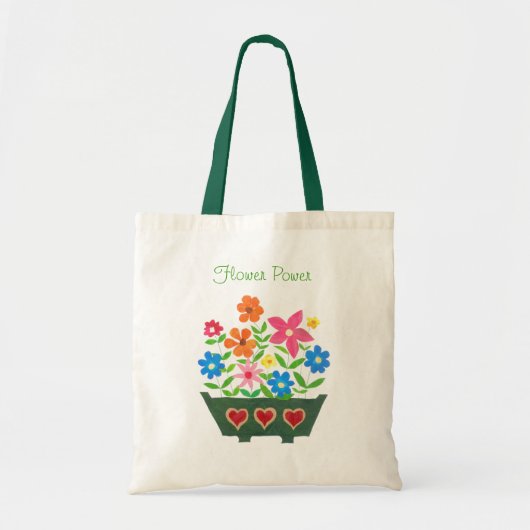 Blume Power Tote Tasche (Vorne)