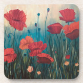 Blume Power Untersetzer Set von 6 (Vorderseite)