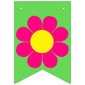 Blume Power Wimpelkette (Dritte Fahne)